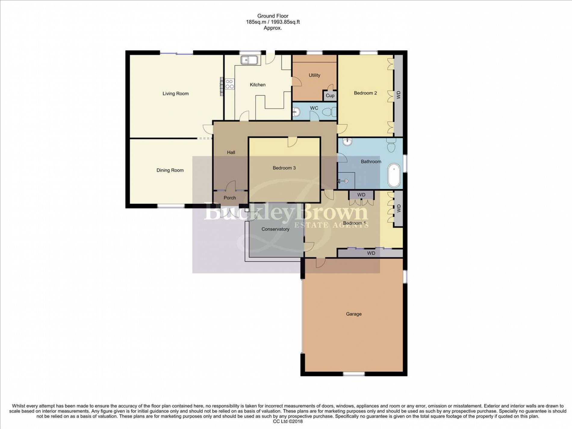 Floorplan for The Chine, South Normanton, Alfreton