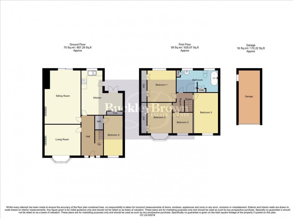 Floorplan for Chestnut Avenue, Kirkby-In-Ashfield, Nottingham