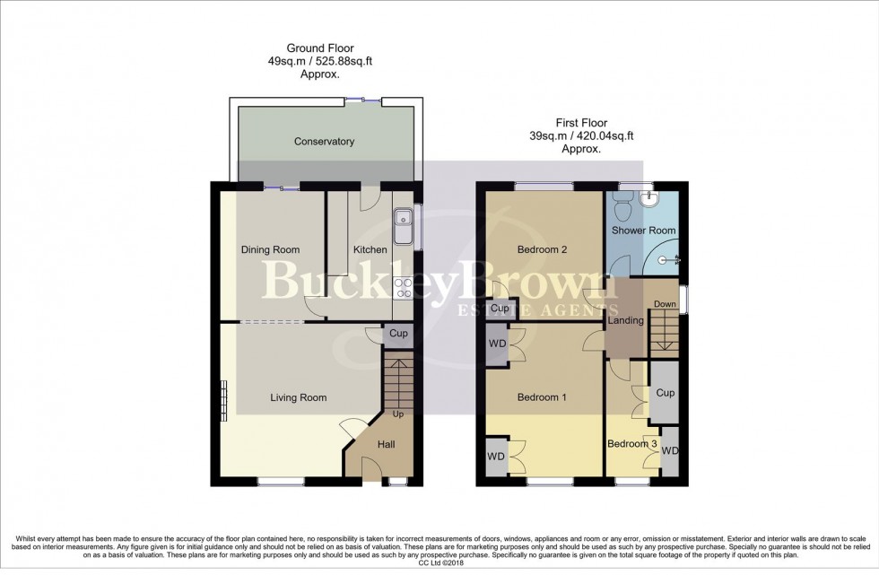 Floorplan for Moorland Way, Mansfield