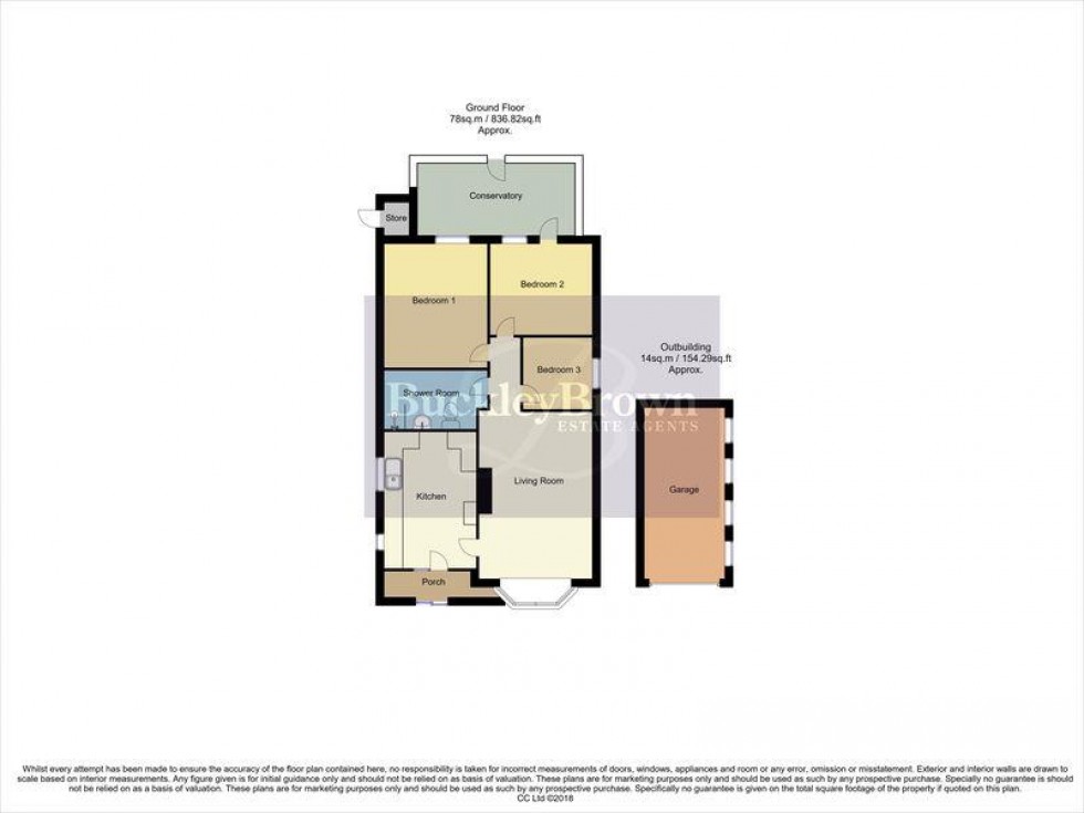 Floorplan for Woodborough Road, Mansfield