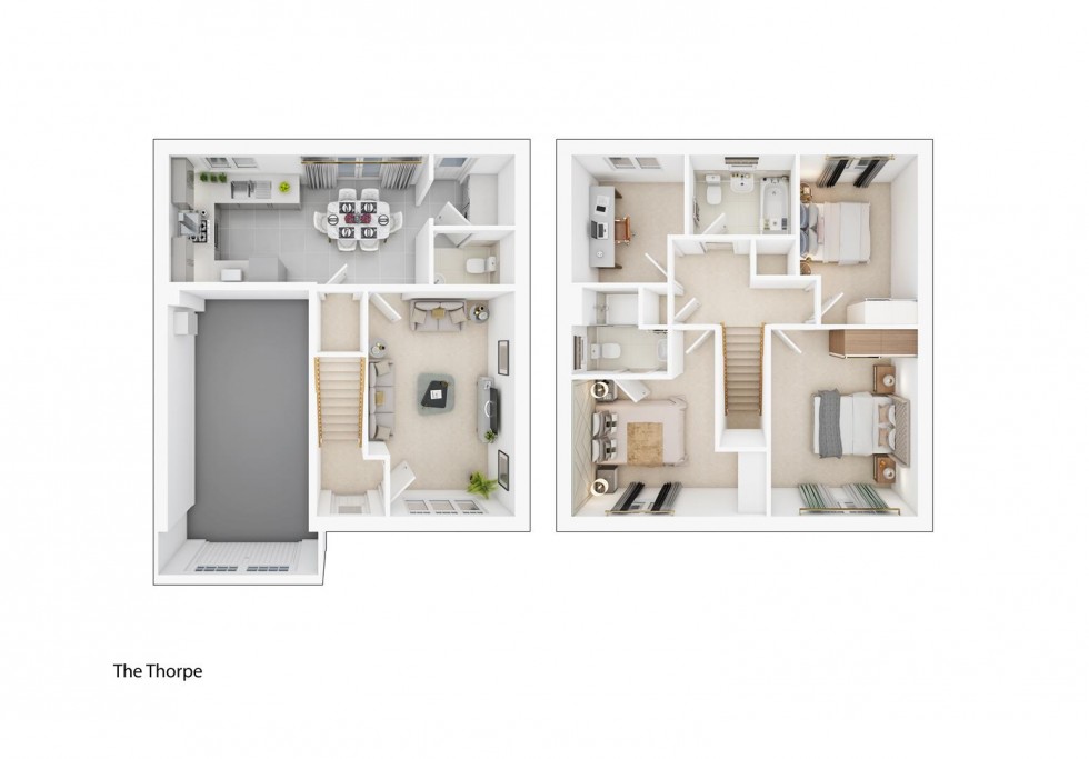 Floorplan for Plot 103 Thorpe, Kirklington Road, Bilsthorpe, Newark