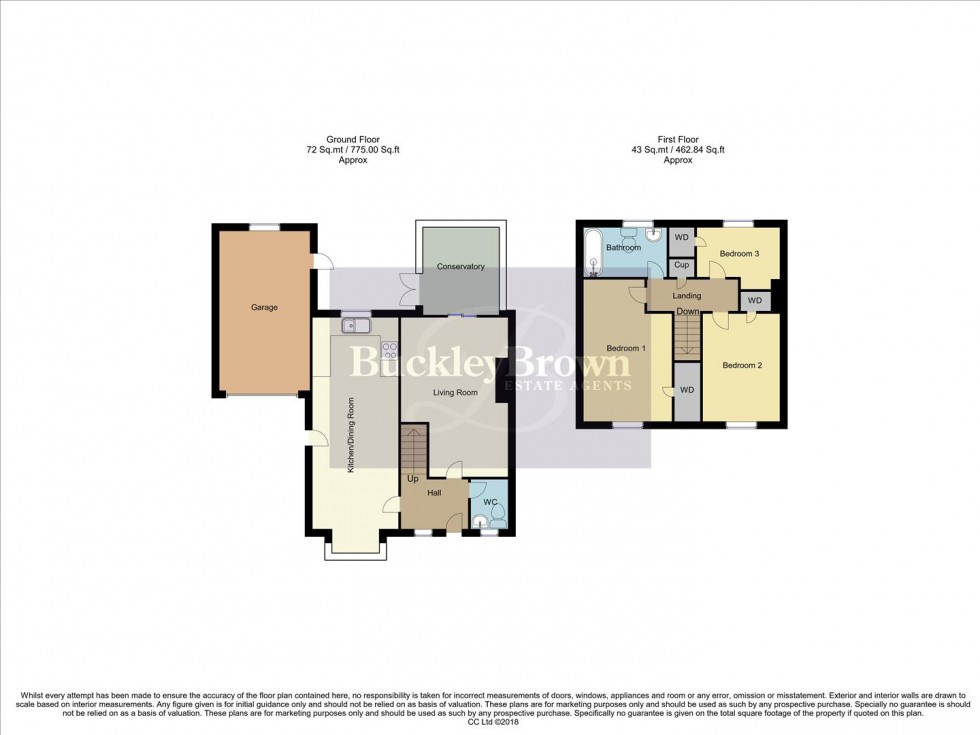 Floorplan for Arun Dale, Mansfield Woodhouse, Mansfield