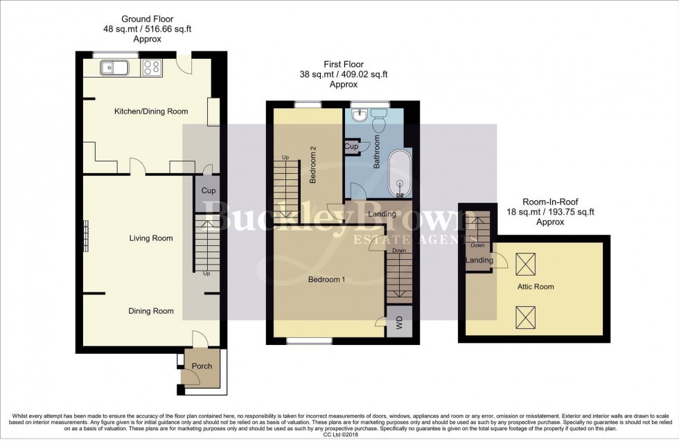 Floorplan for Rock Terrace, Fishpool Road, Blidworth, Mansfield