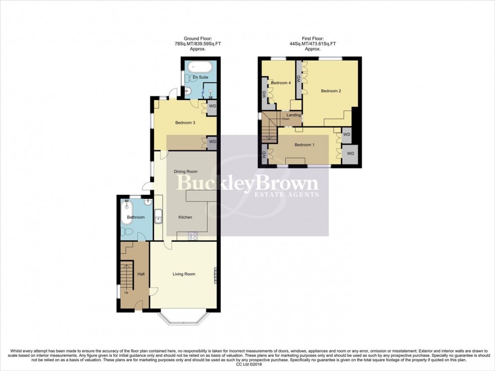 Floorplan for Beech Avenue, New Ollerton, Newark