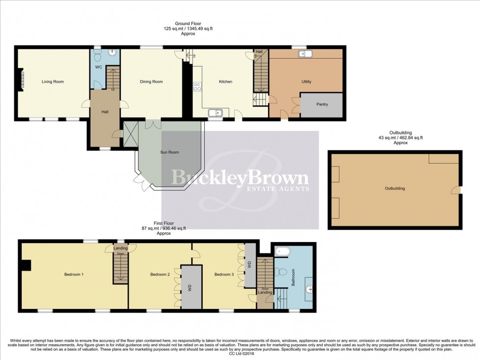 Floorplan for Fox Hill, Scarcliffe, Chesterfield