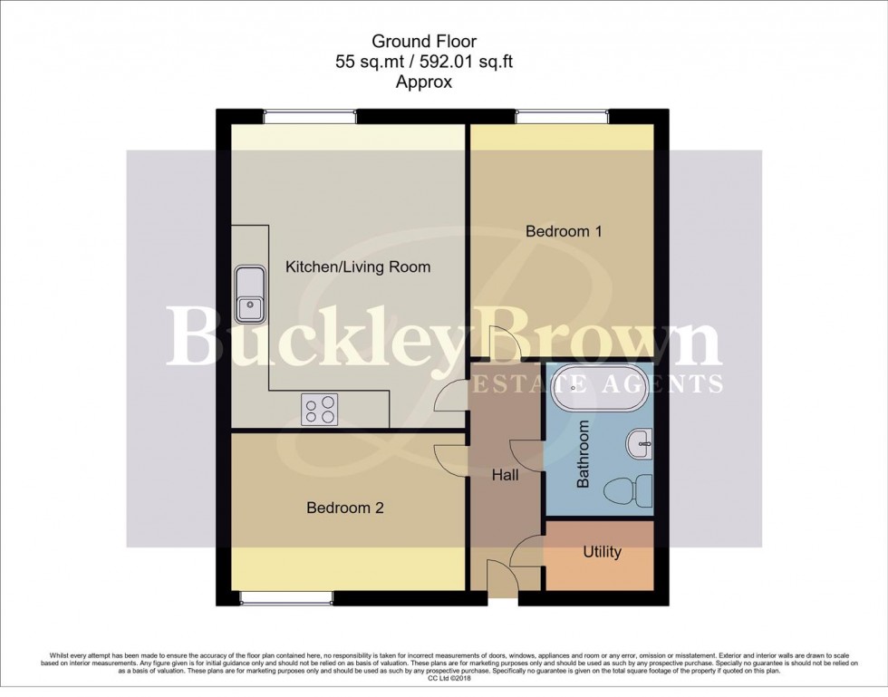 Floorplan for Old Bakery Way, Mansfield