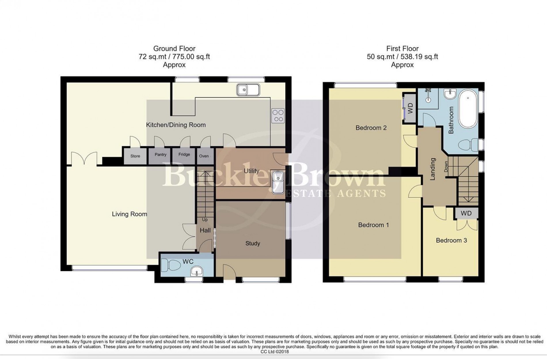 Floorplan for Summercourt Drive, Ravenshead, Nottingham