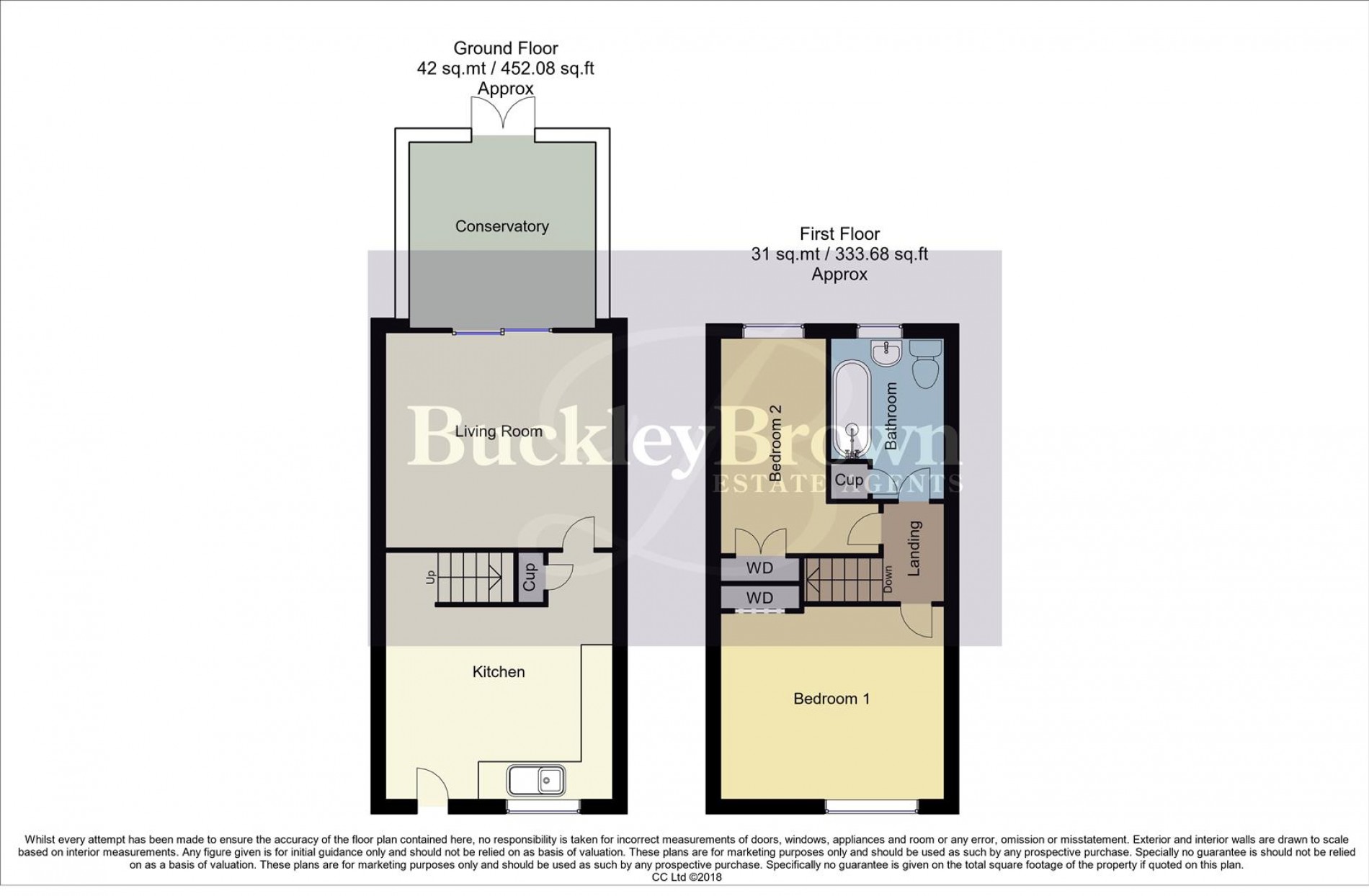 Floorplan for Vera Crescent, Rainworth, Mansfield