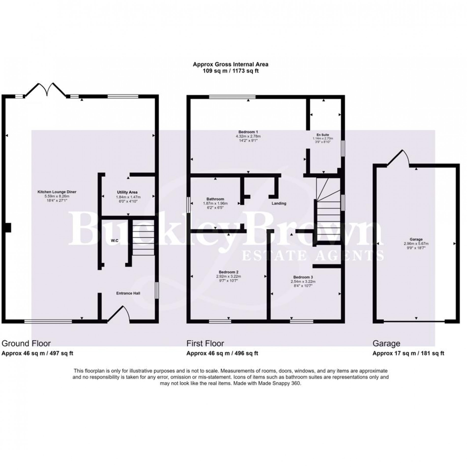 Floorplan for Old House Garden, High Street, Edwinstowe