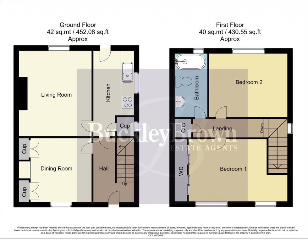 Floorplan for Sherwood Street, Warsop, Mansfield