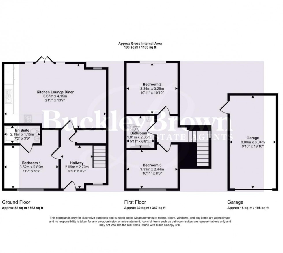 Floorplan for Old House Garden, High Street, Edwinsotwe