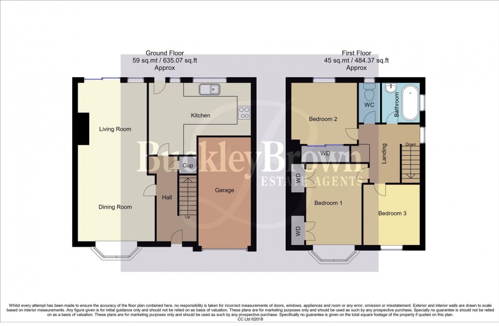 Floorplan for Roman Bank, Mansfield Woodhouse, Mansfield