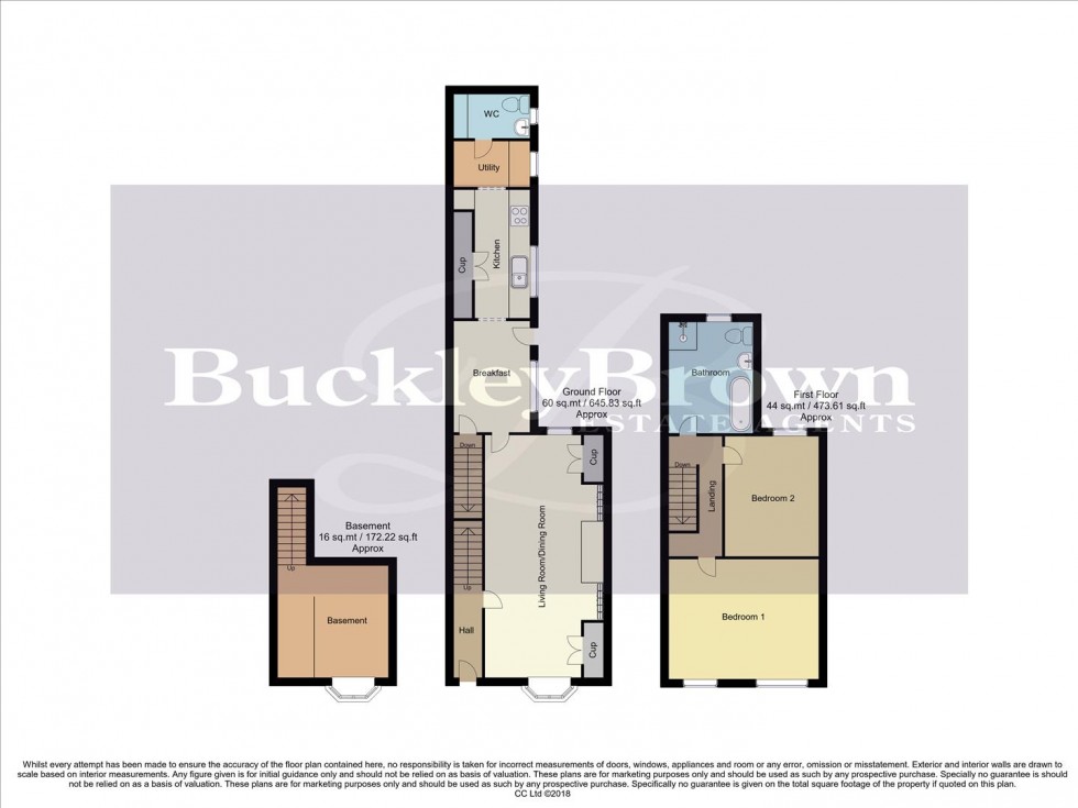 Floorplan for Cavendish Street, Mansfield