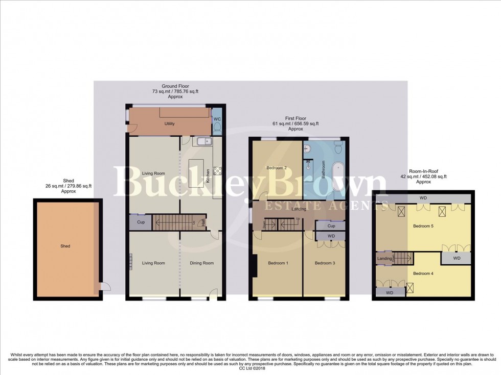 Floorplan for Portland Road, Hucknall, Nottingham