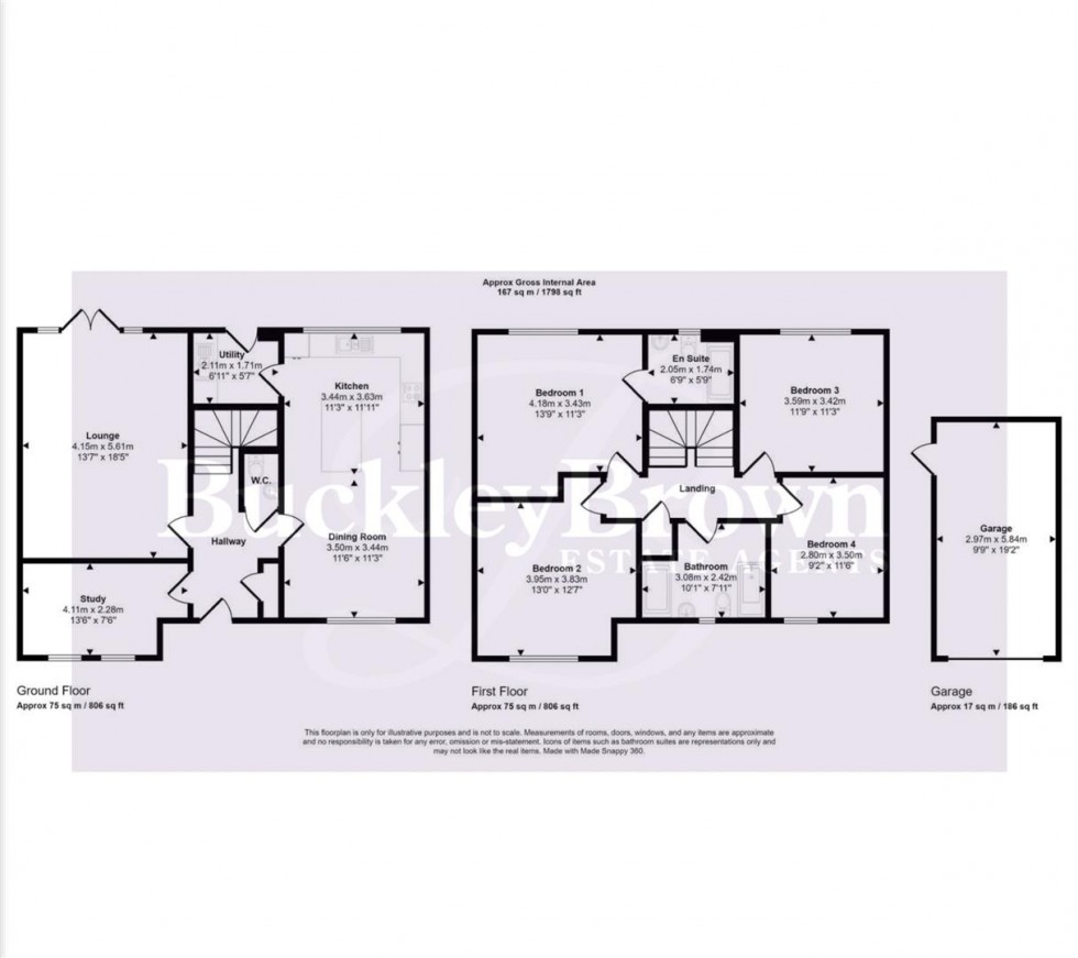 Floorplan for Old House Garden, High Street, Edwinstowe