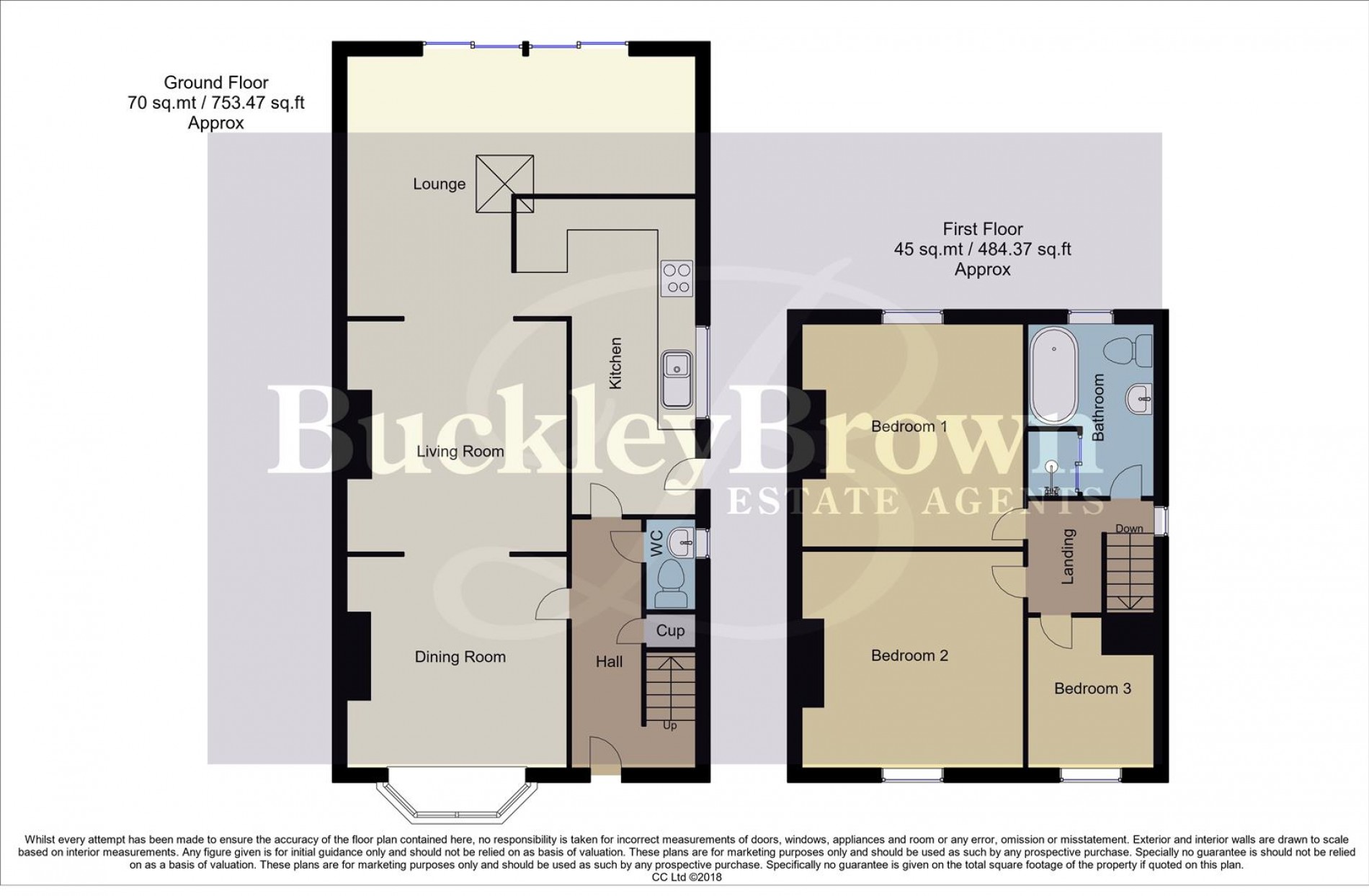 Floorplan for Leeming Lane South, Mansfield Woodhouse, Mansfield