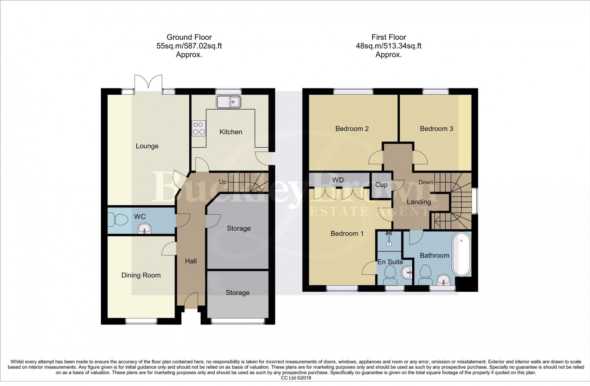 Floorplan for Linnet Drive, Rainworth, Mansfield