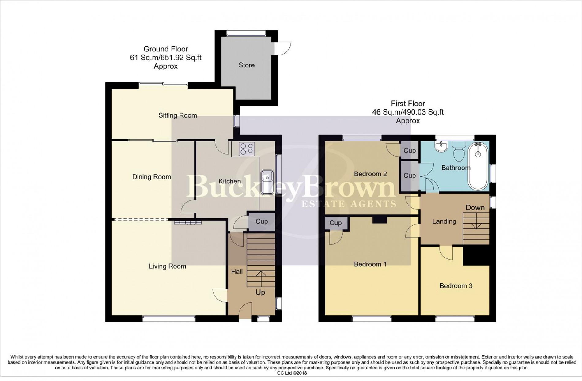 Floorplan for Preston Road, Rainworth, Mansfield