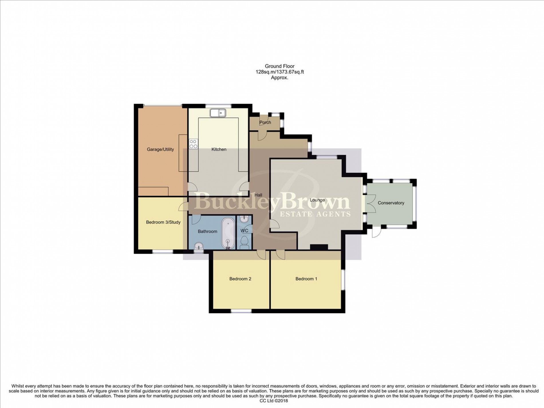 Floorplan for St. Edwins Drive, Edwinstowe