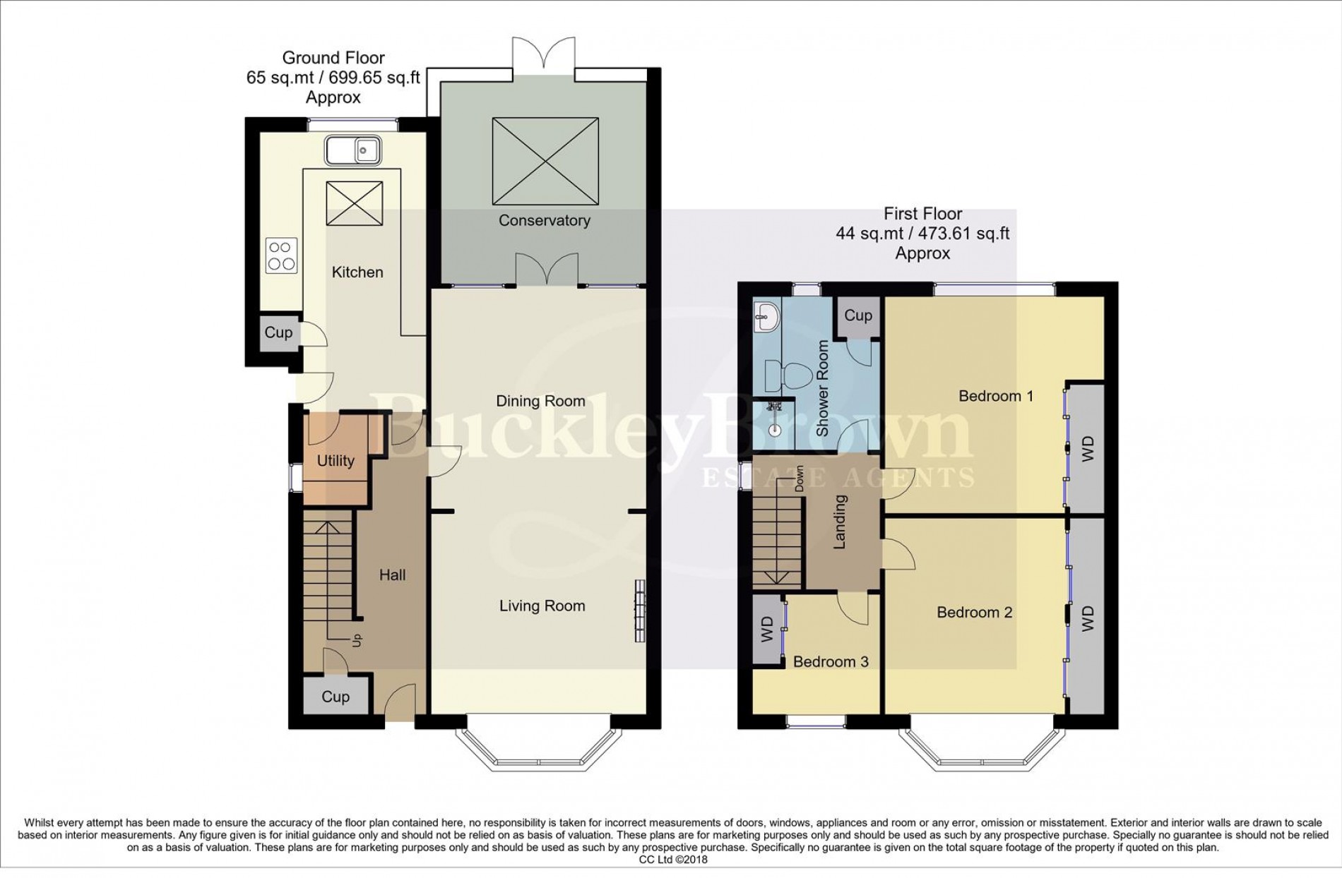 Floorplan for Bleasby Crescent, Sutton-In-Ashfield