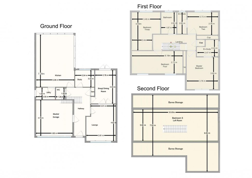 Floorplan for Swifts View, Kirkby Woodhouse, Nottingham