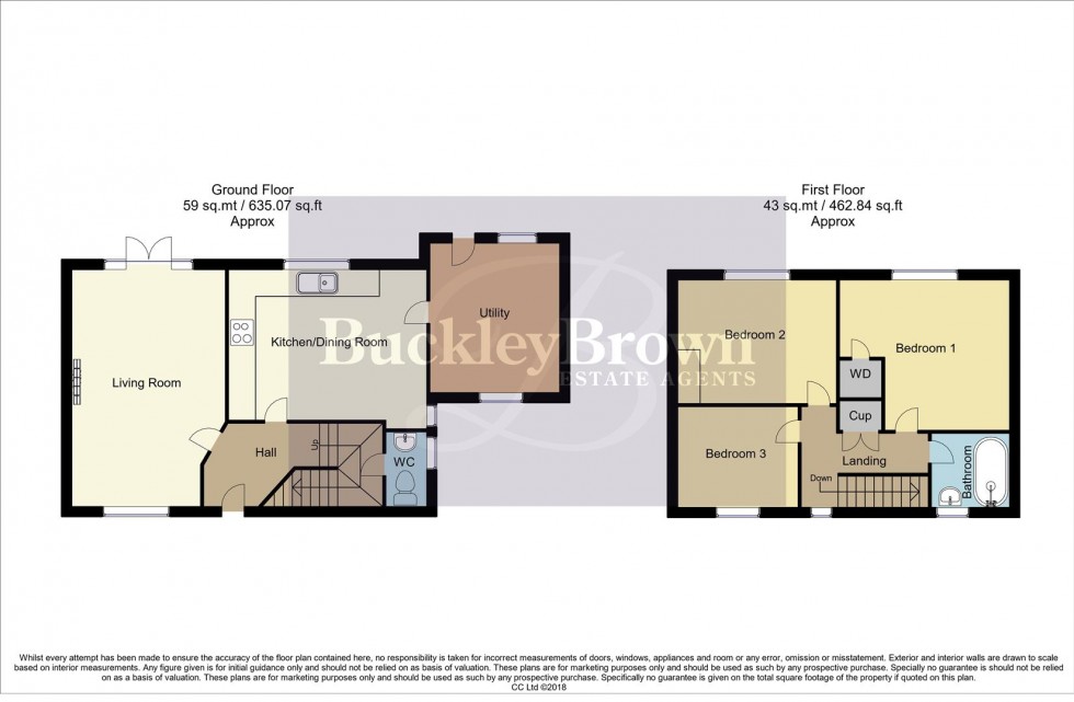 Floorplan for Greenwood Avenue, Edwinstowe, Mansfield