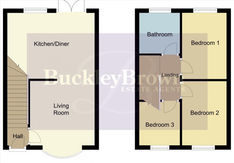 Floorplan for Christchurch Road, Hucknall, Nottingham