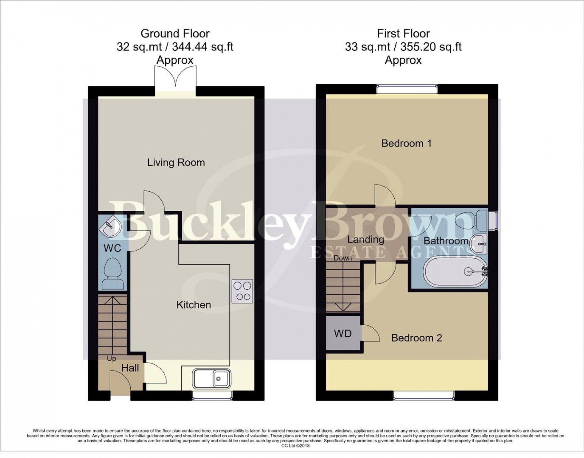 Floorplan for Mill Farm Drive, Tibshelf, Alfreton