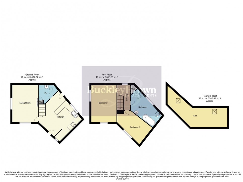 Floorplan for Dale Lane, Blidworth