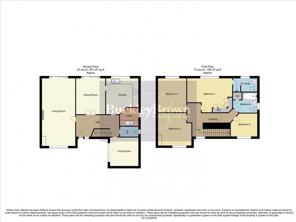 Floorplan for Keane Close, Blidworth, Nottinghamshire