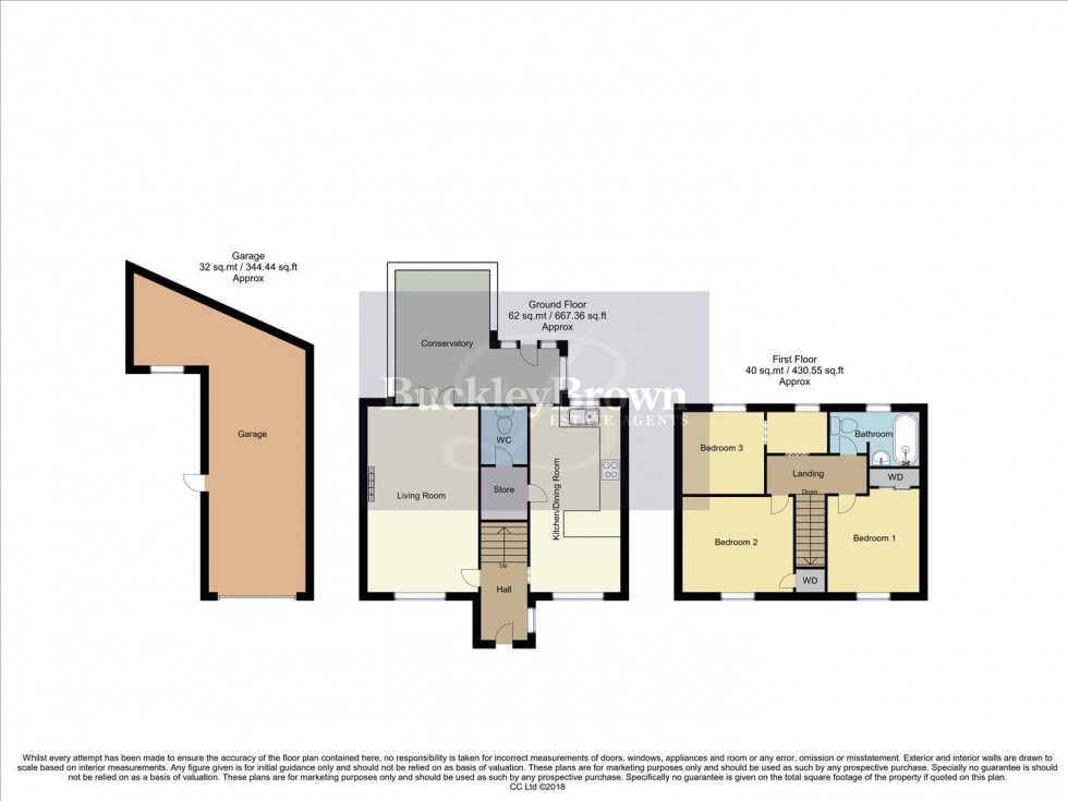 Floorplan for Sixth Avenue, Edwinstowe