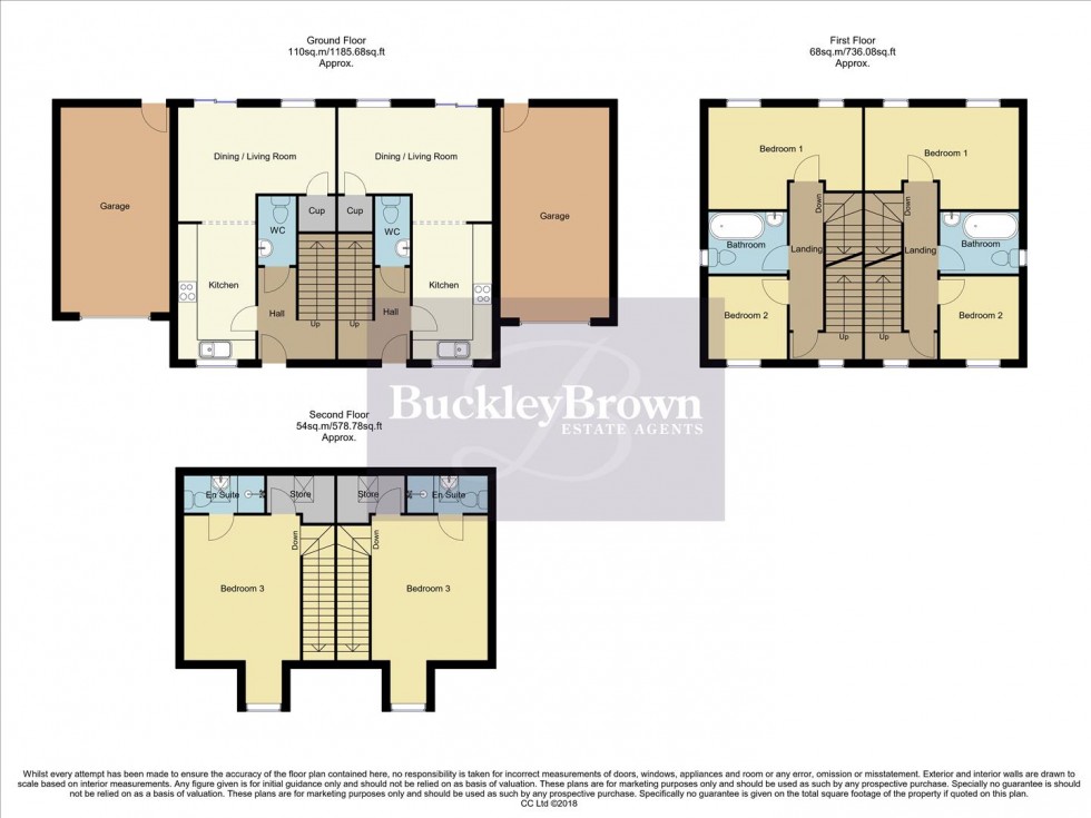 Floorplan for Orchard Mews, Pinxton, Nottingham