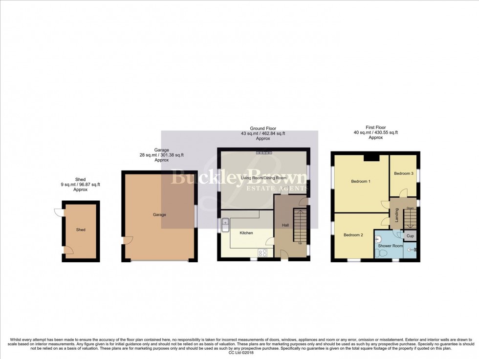 Floorplan for Lansbury Road, Sutton-In-Ashfield