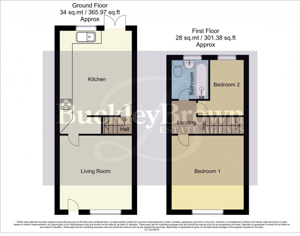 Floorplan for George Street, Mansfield