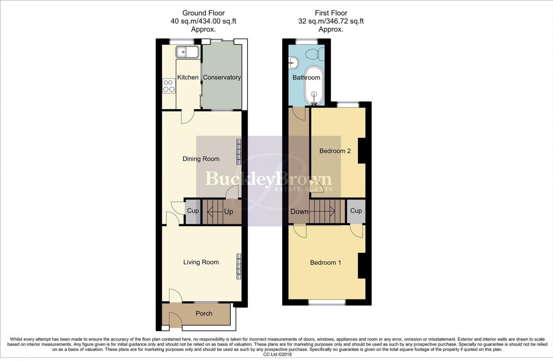 Floorplan for Talbot Street, Mansfield