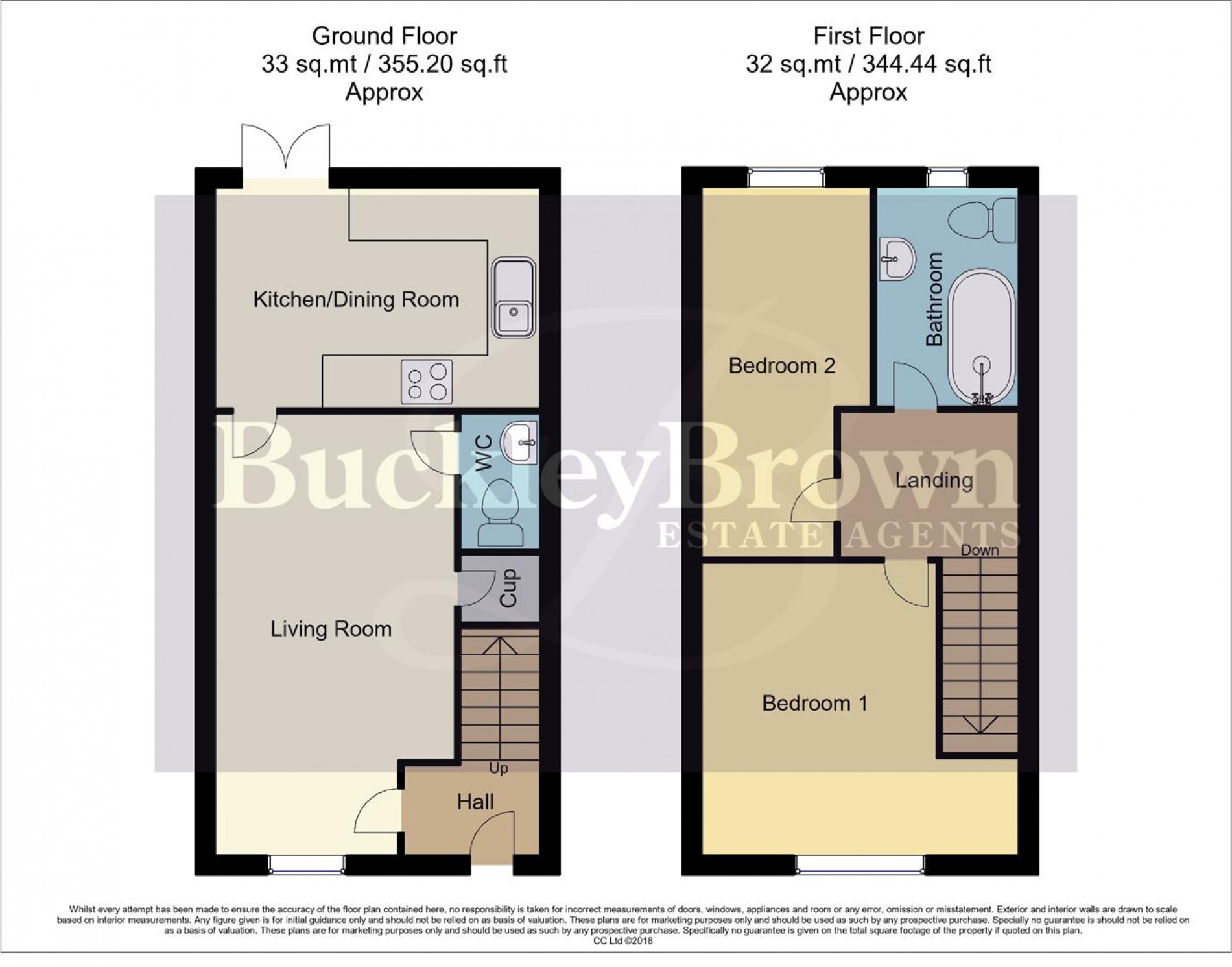 Floorplan for Portland Road, Langwith