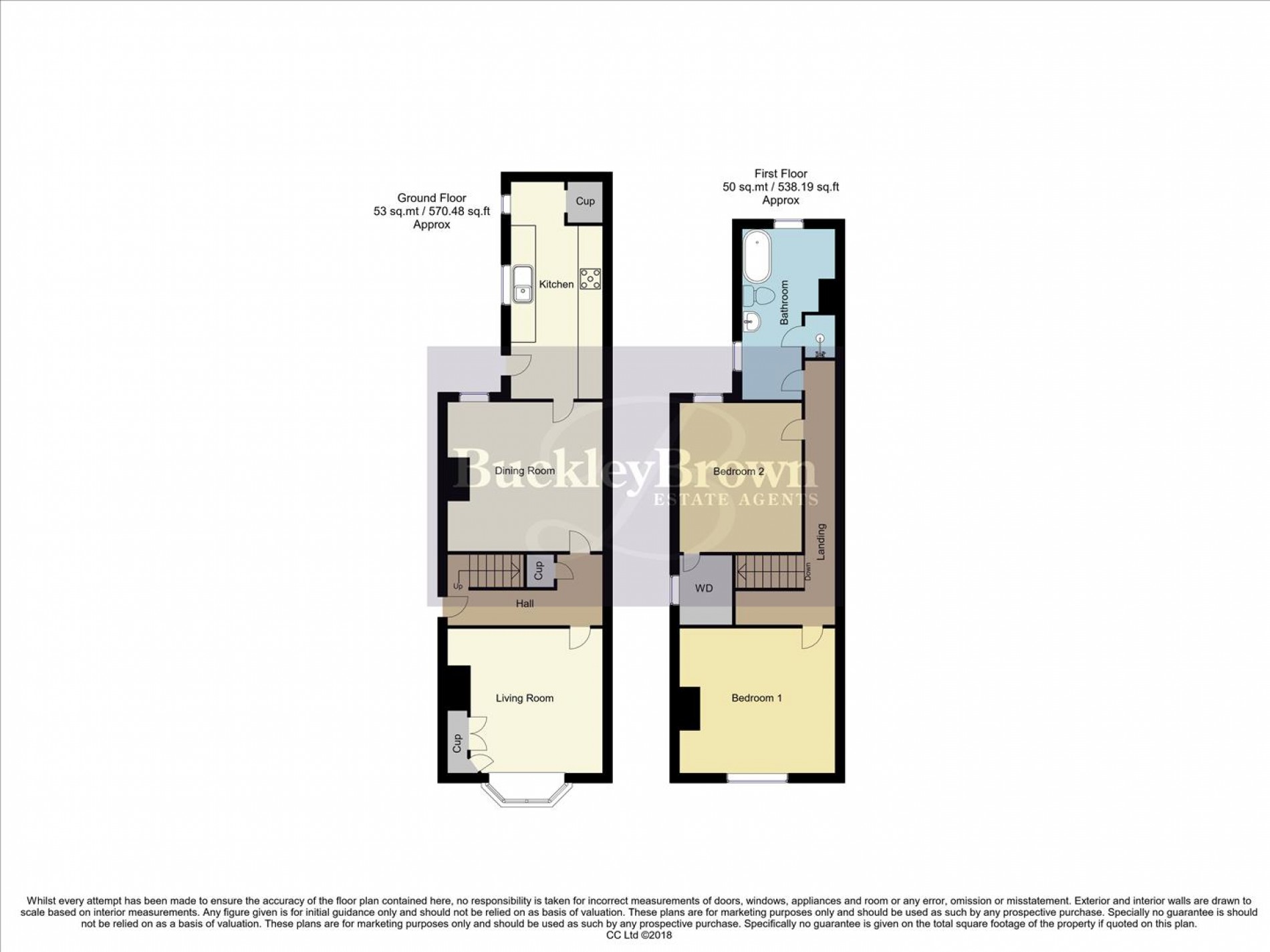 Floorplan for Crocus Street, Kirkby-In-Ashfield, Nottingham