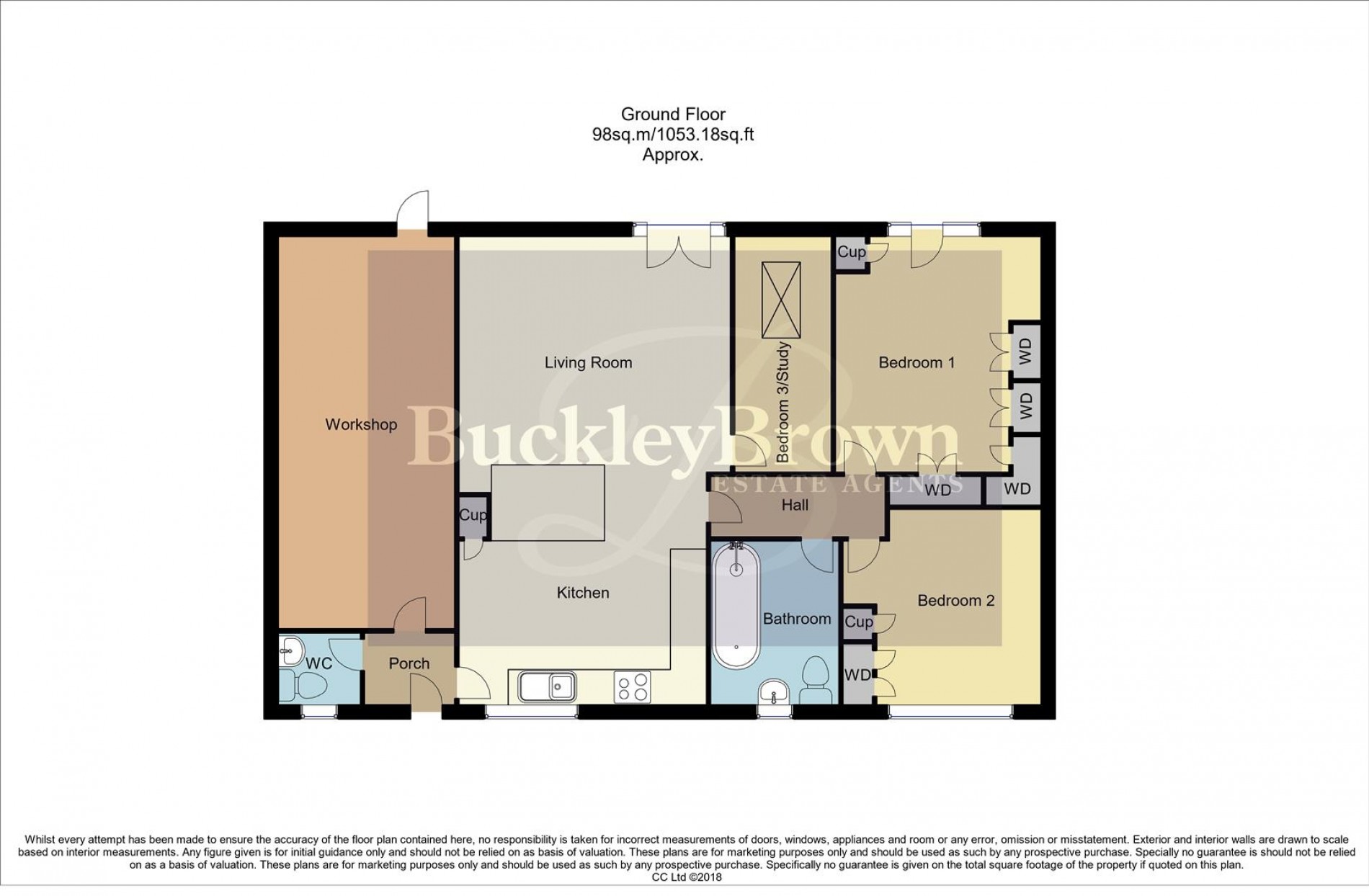 Floorplan for The Meadows, Blidworth, Mansfield