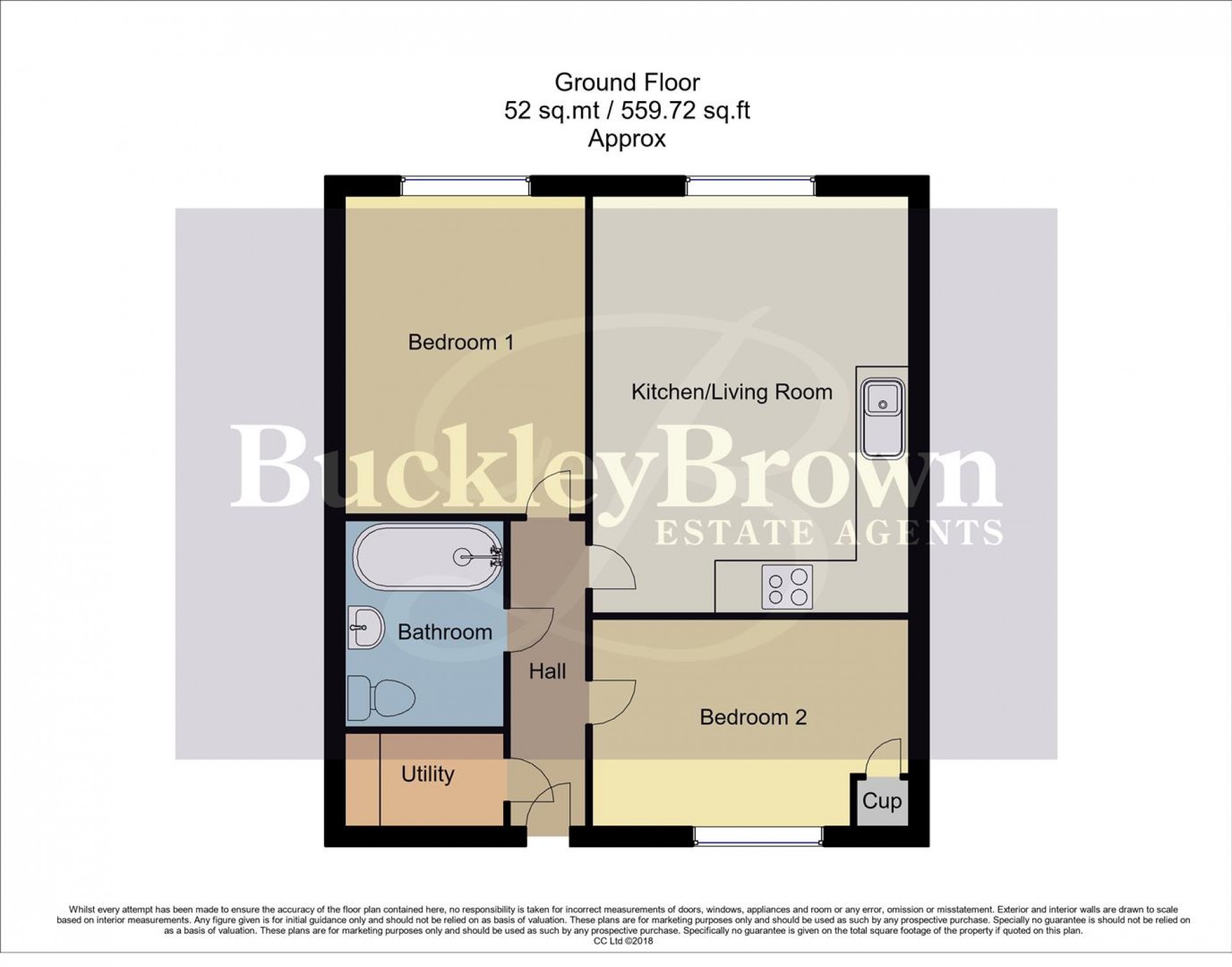 Floorplan for Old Bakery Way, Mansfield