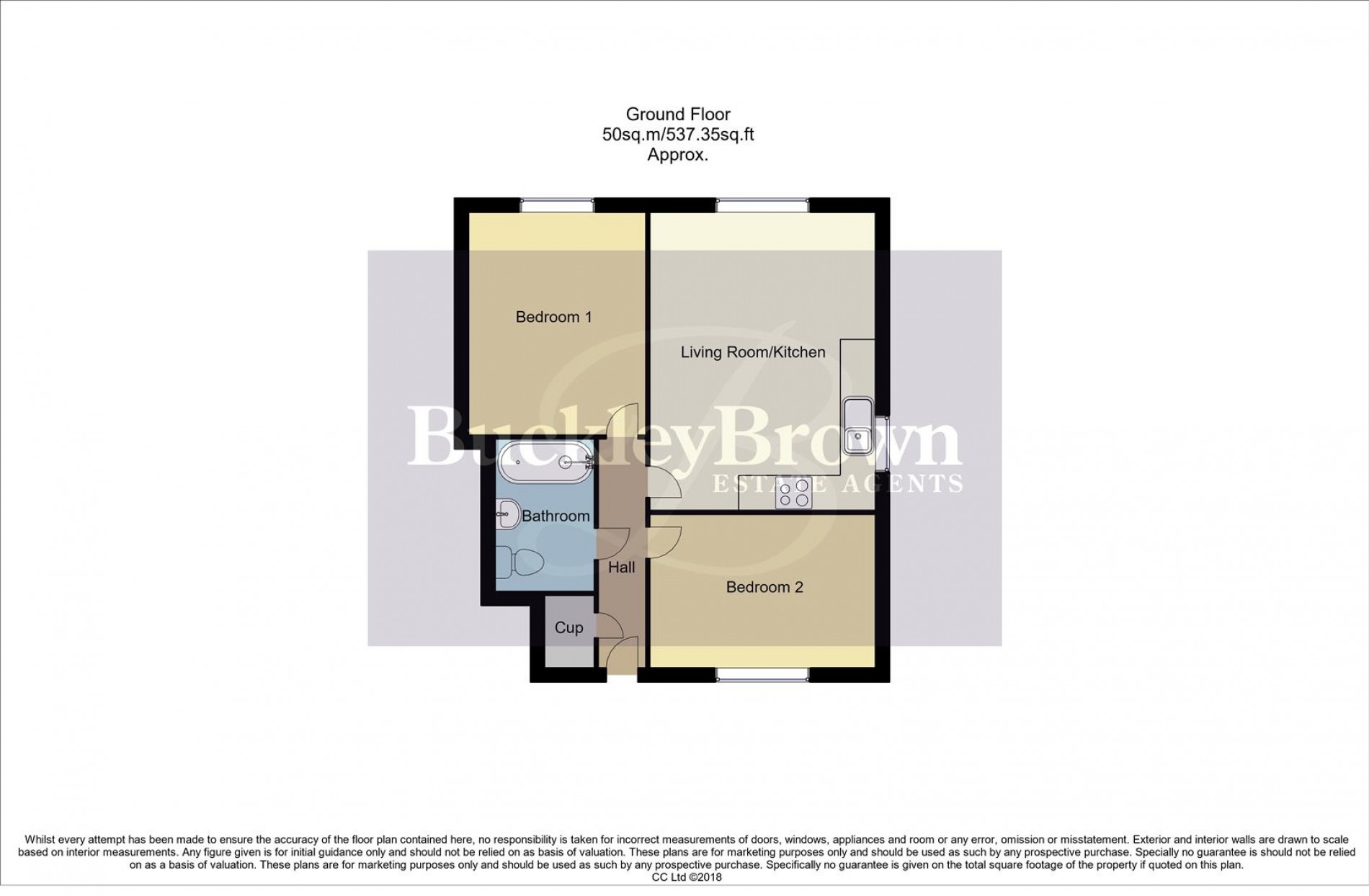 Floorplan for Old Bakery Way, Mansfield