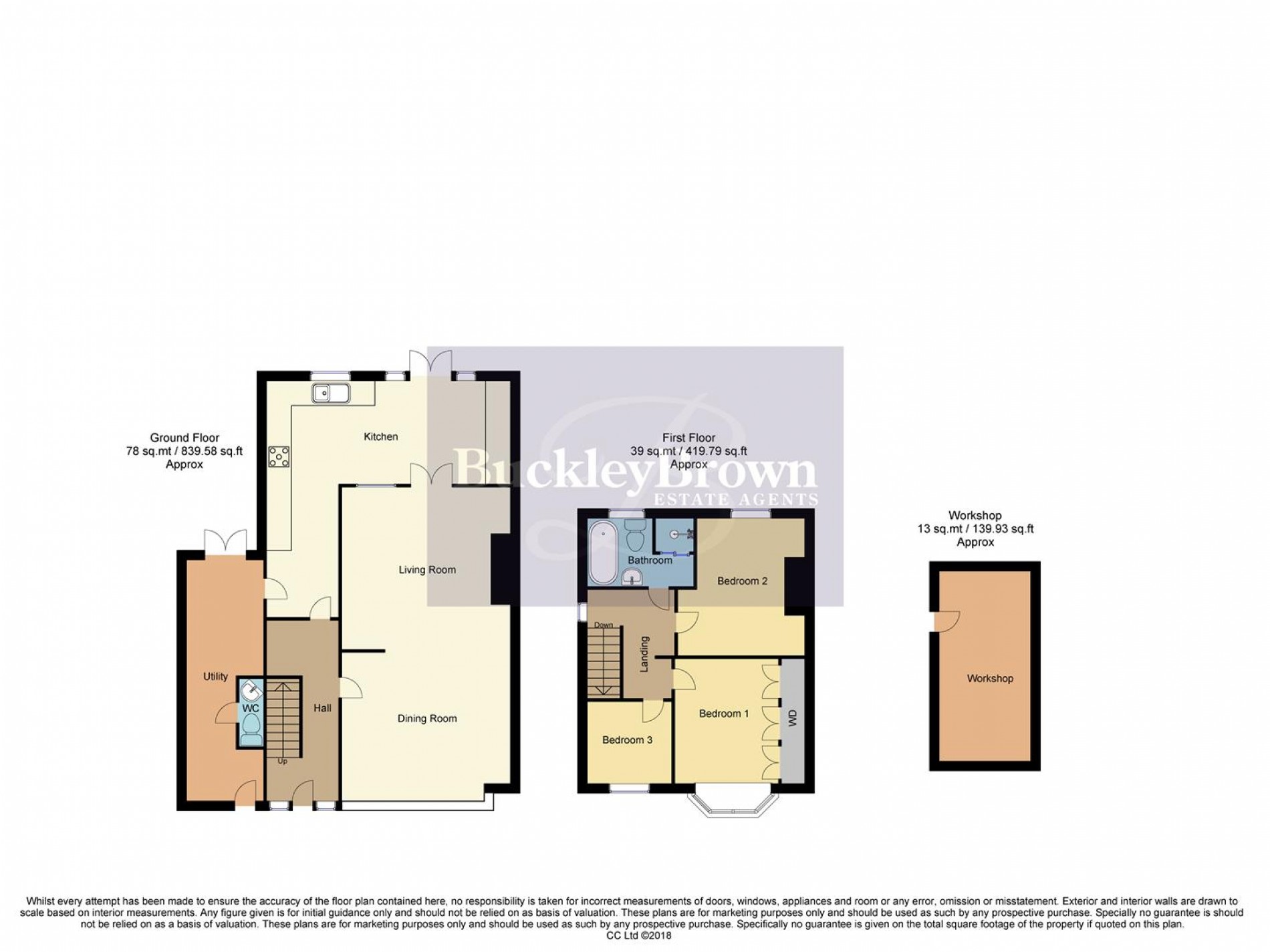 Floorplan for Freeby Avenue, Mansfield Woodhouse, Mansfield