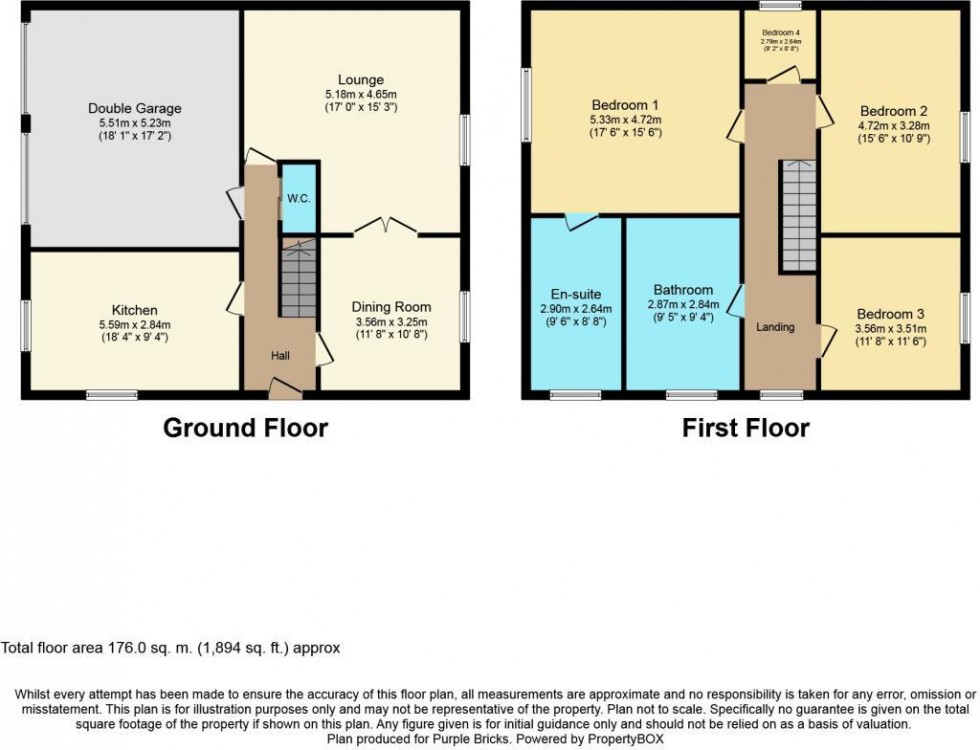 Floorplan for Eakring Close, Mansfield