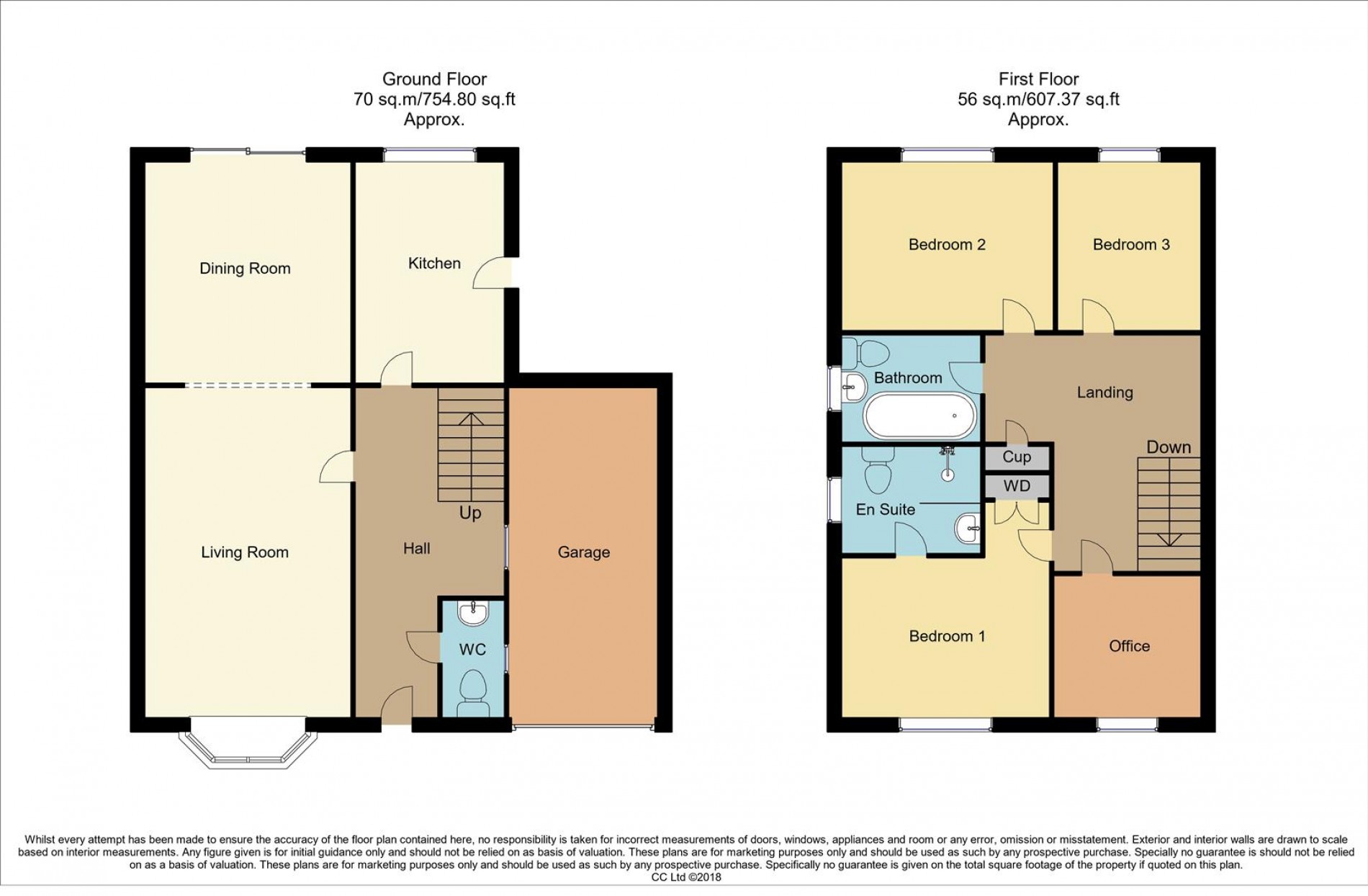 Floorplan for Darricott Close, Mansfield