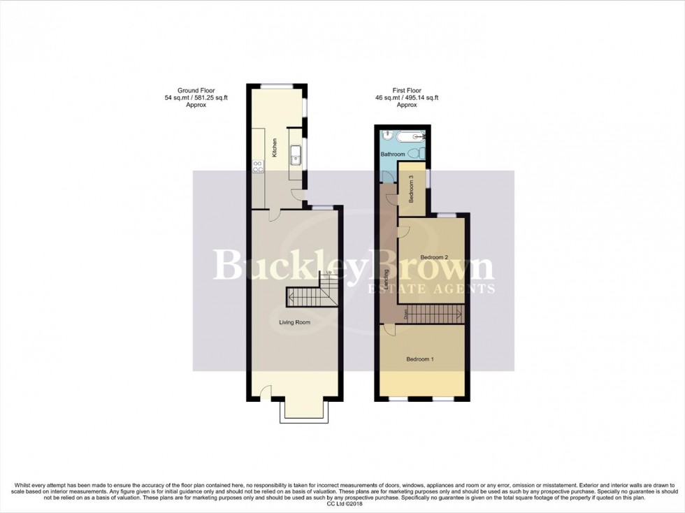 Floorplan for Eland Road, Langwith Junction