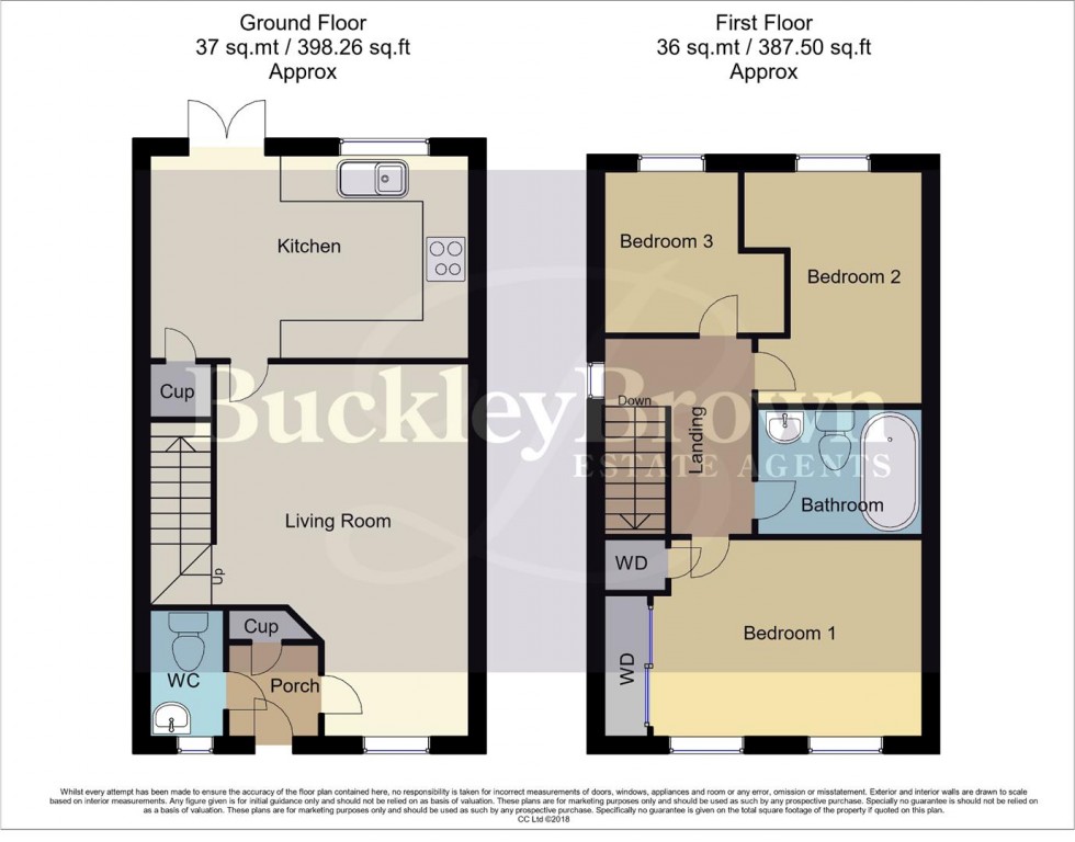 Floorplan for Sanderling Way, Forest Town, Mansfield