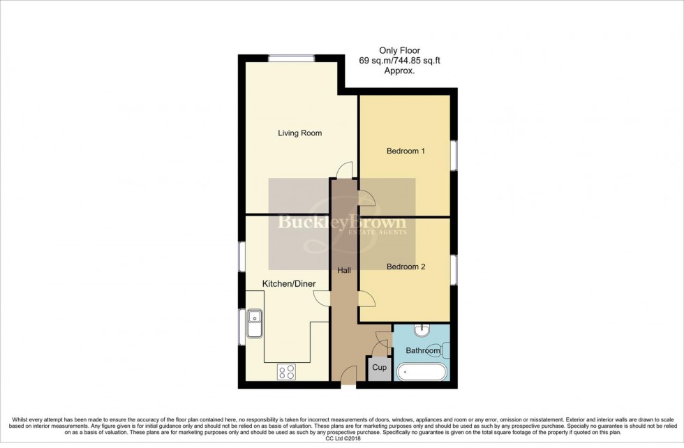 Floorplan for Kings Walk, Mansfield