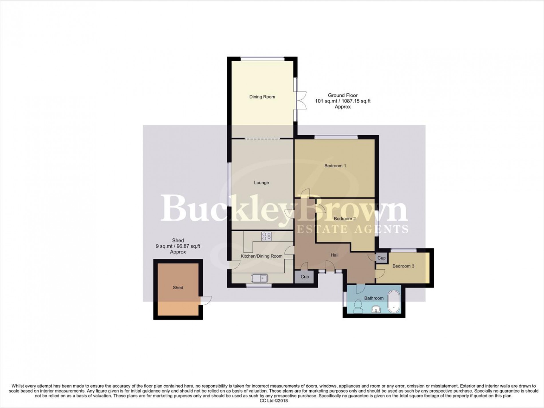 Floorplan for Sherwood Street, Warsop, Mansfield