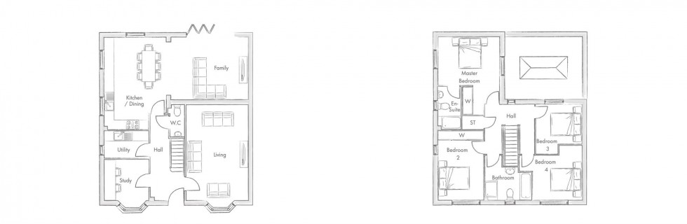 Floorplan for Plot 21, Clipstone Road East, Forest Town