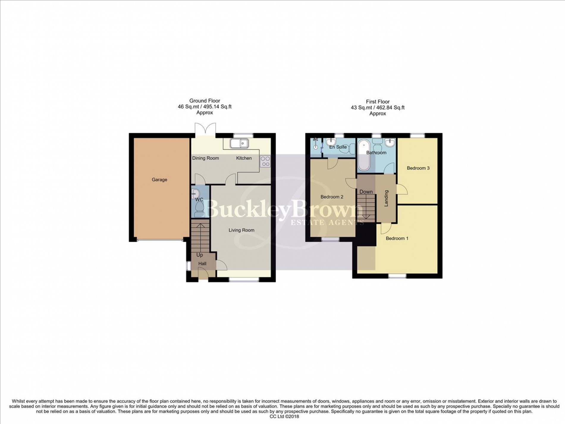 Floorplan for Griffin Road, New Ollerton, Newark