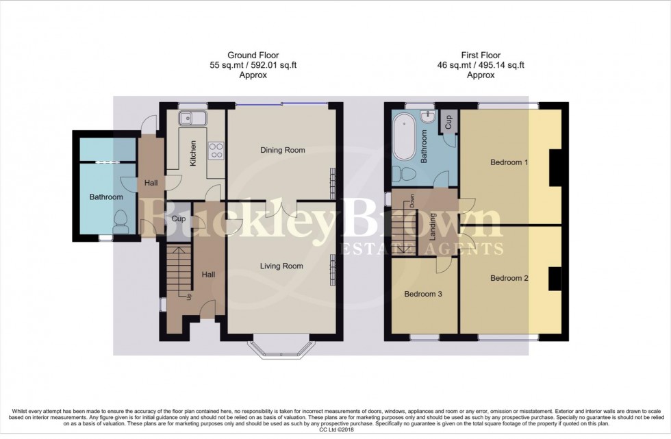 Floorplan for Rowan Drive, Kirkby-In-Ashfield